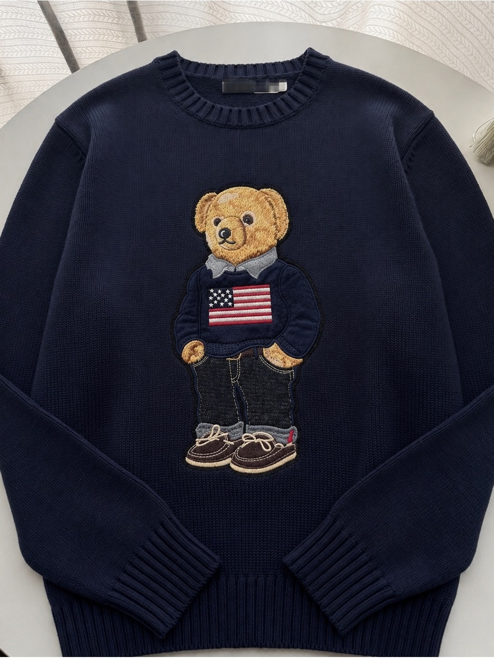 Polo by Ralph Lauren Bear Patch – Navy, Gold, Red, White sew on - Picture 5 of 5